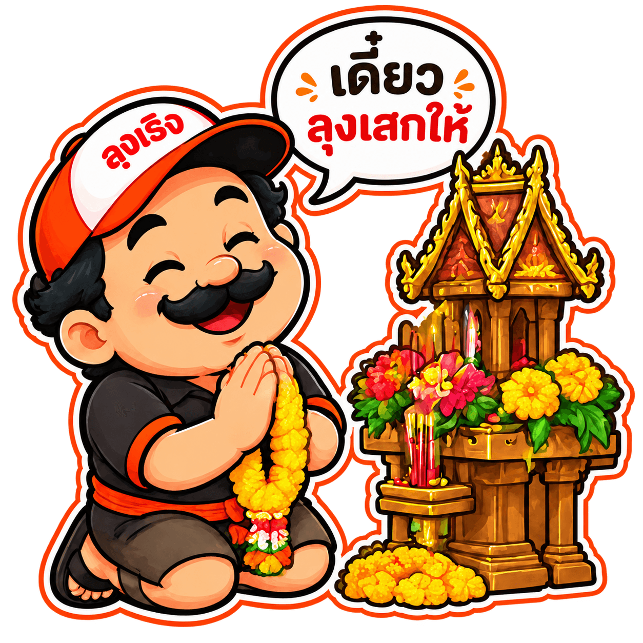 ลุงเริงพร้อมช่วยให้งานเดินต่อ